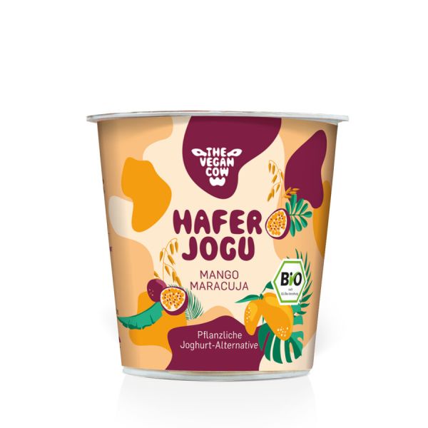 The Vegan Cow Joghurtalternative Hafer Jogu Mango-Maracuja, Bio, 150 g
