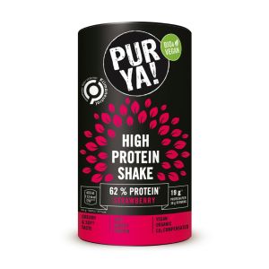 PURYA! High Protein Shake Erdbeere, Bio, 500 g