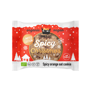 Kookie Cat Spicy Christmas Keks, Bio, 50 g