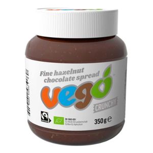 VEGO Fine Hazelnut Chocolate Spread Crunchy, Bio, 350 g
