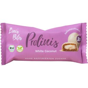 Linis Bites White Coconut Pralinis, Bio, 46 g