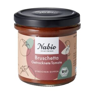Nabio Aufstrich Bruschetta Getrocknete Tomate, Bio, 135 g