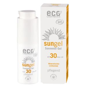 eco cosmetics Sonnengel Gesicht Transparent LSF 30, 30 ml