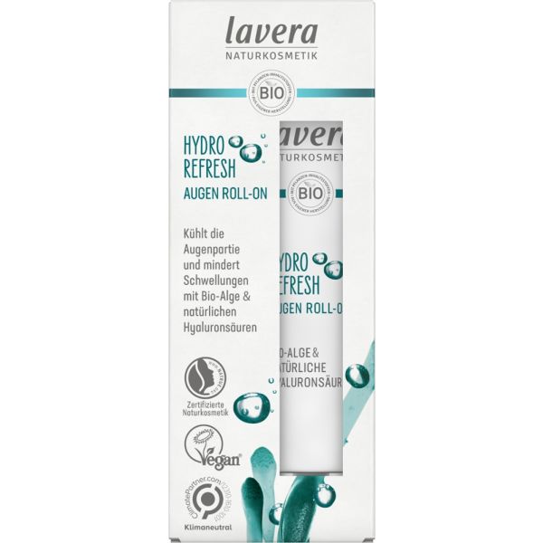 Lavera Hydro Refresh Augen Roll-On, 15 ml