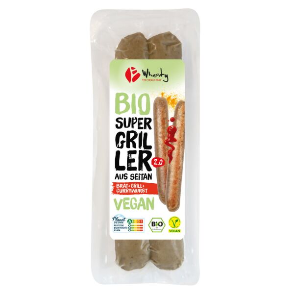 Wheaty Super Griller 2.0, Bio, 180 g