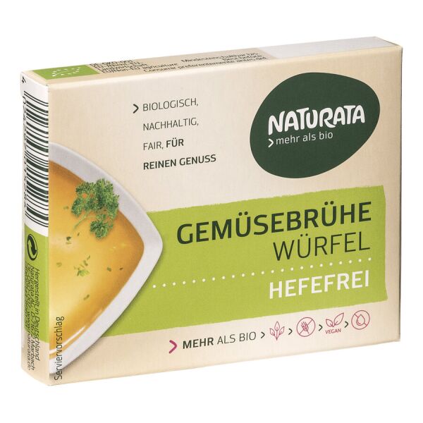 Naturata Gemüsebrühewürfel, Bio, 6 x 12 g