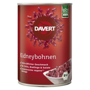 Davert Kidneybohnen in der Dose, Bio, 400 g / ATG 240 g