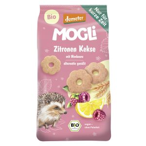 Mogli Zitronen Himbeer Kekse, Bio, 125 g