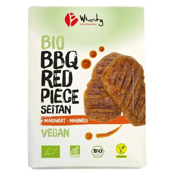 Wheaty BBQ Red Piece Seitanbratstücke, Bio, 175 g