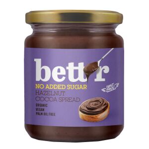 bettr Haselnuss-Kakao Aufstrich ohne Zuckerzusatz, Bio,...