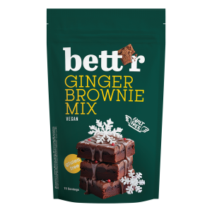 bettr Gingerbread Brownie Backmischung, Bio, 400 g