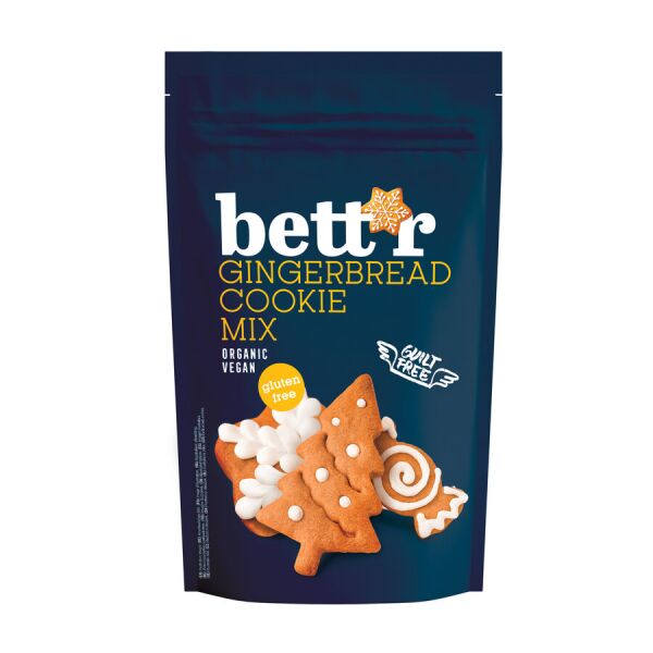bettr Gingerbread Cookie Lebkuchen Backmischung, Bio, 350 g