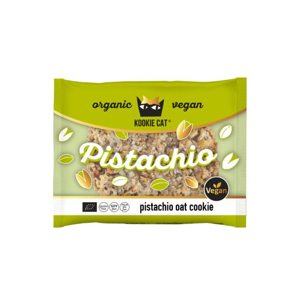 Kookie Cat Pistachio Cookie, Bio, 50 g