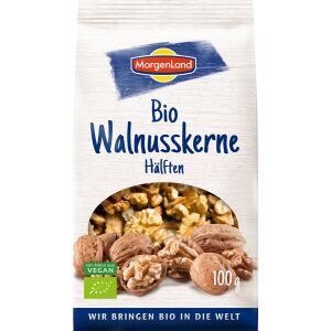MorgenLand Walnusskerne Hälften, Bio, 100 g