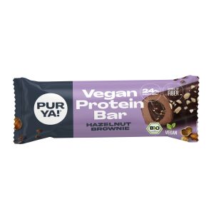 PURYA! Vegan Protein Bar Hazelnut Brownie, Bio, 45 g