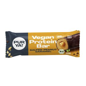 PURYA! Vegan Protein Bar Salted Peanut Caramel, Bio, 45 g